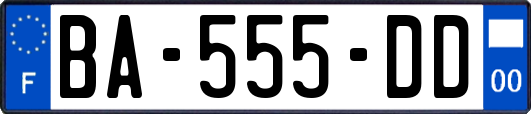 BA-555-DD