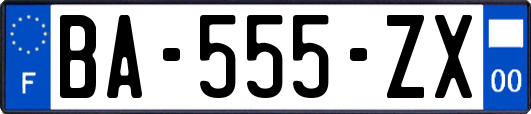 BA-555-ZX