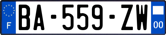 BA-559-ZW