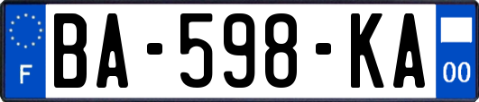BA-598-KA