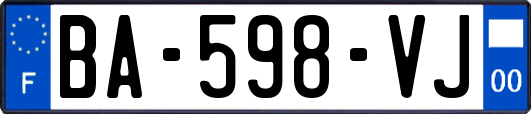 BA-598-VJ