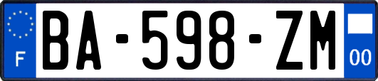 BA-598-ZM