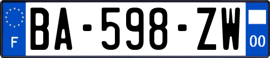 BA-598-ZW