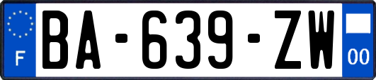 BA-639-ZW