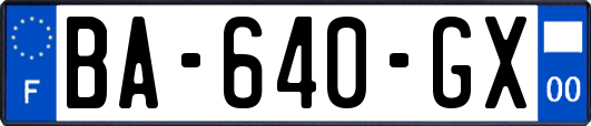 BA-640-GX