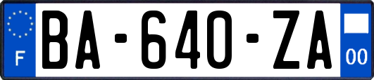 BA-640-ZA