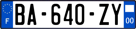 BA-640-ZY