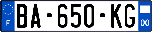 BA-650-KG