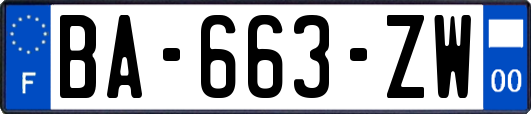 BA-663-ZW