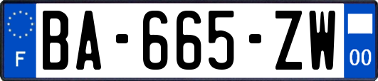 BA-665-ZW