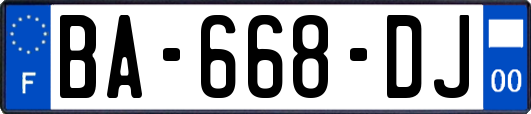 BA-668-DJ