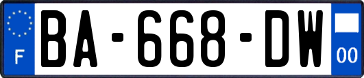 BA-668-DW