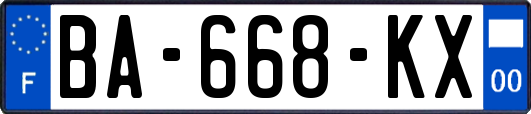 BA-668-KX