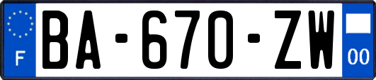 BA-670-ZW