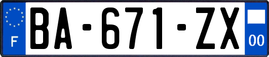 BA-671-ZX