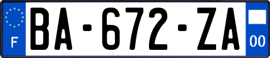 BA-672-ZA