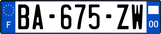 BA-675-ZW