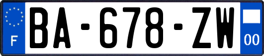 BA-678-ZW