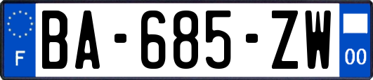 BA-685-ZW