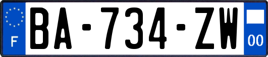 BA-734-ZW