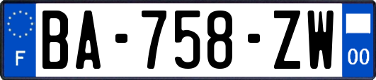 BA-758-ZW