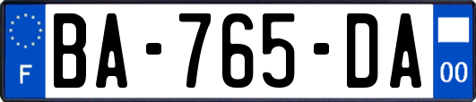 BA-765-DA