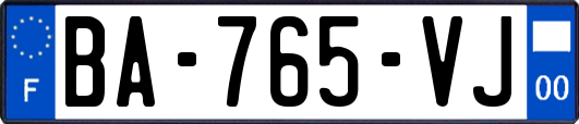 BA-765-VJ