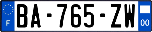 BA-765-ZW