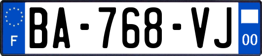 BA-768-VJ