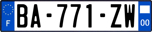 BA-771-ZW