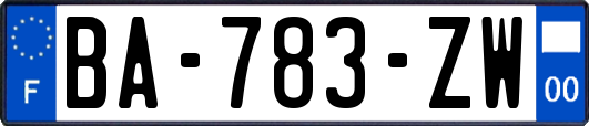 BA-783-ZW