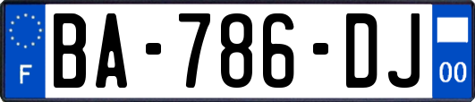 BA-786-DJ