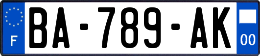 BA-789-AK