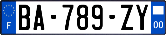 BA-789-ZY