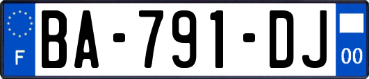 BA-791-DJ