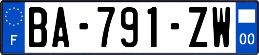 BA-791-ZW