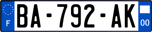 BA-792-AK