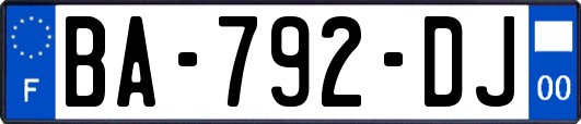 BA-792-DJ