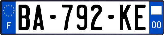 BA-792-KE