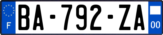 BA-792-ZA