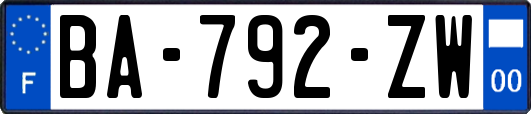 BA-792-ZW