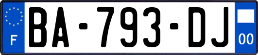 BA-793-DJ