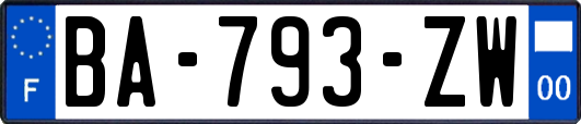 BA-793-ZW