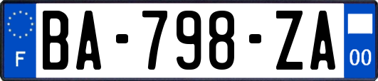 BA-798-ZA