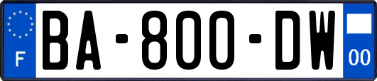 BA-800-DW