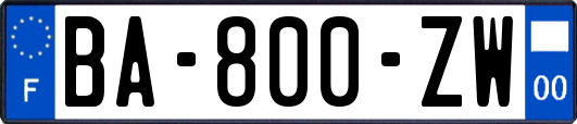 BA-800-ZW