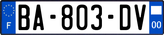 BA-803-DV