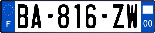 BA-816-ZW