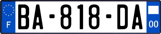 BA-818-DA