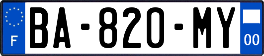 BA-820-MY